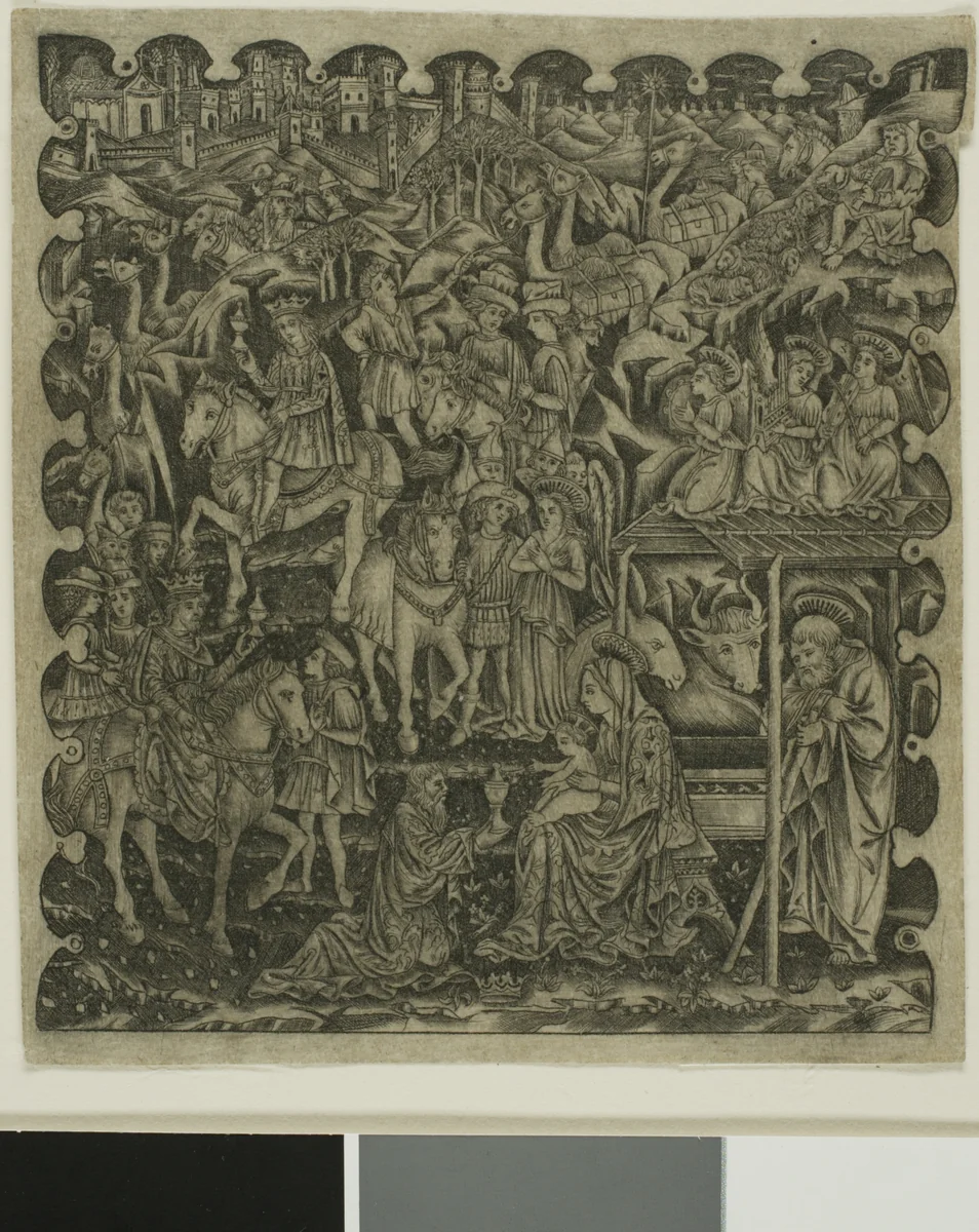 Adoration of the Magi by Unknown Artist, print, 1701-1799