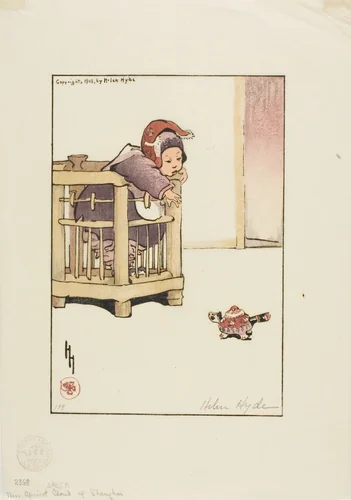 Miss Apricot-Cloud by Helen Hyde, print, 1908