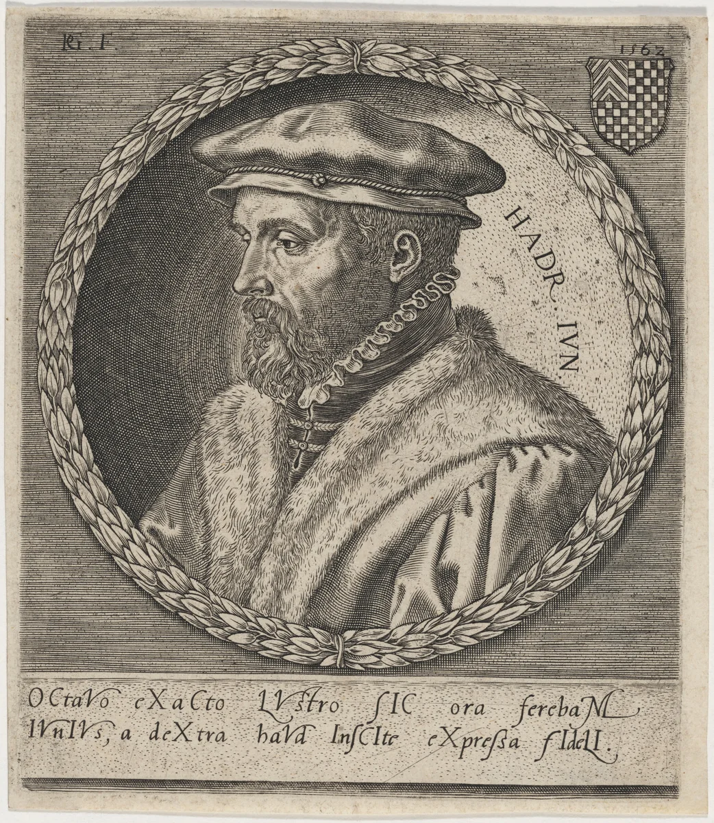 Hadrianus Junius by Unknown 19th Century, print, 1562