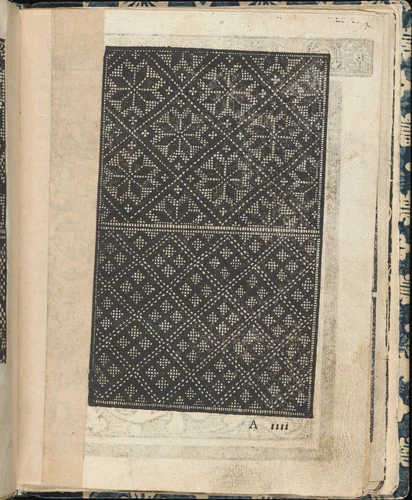 Essempio di recammi, page 6 (recto) by Giovanni Antonio Tagliente, book, 1530