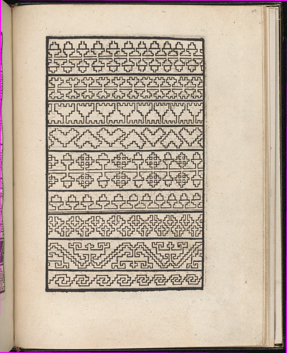 Page from Ein new kunstlich Modelbuch...(Page 47r) by Peter Quentel, book, 1544