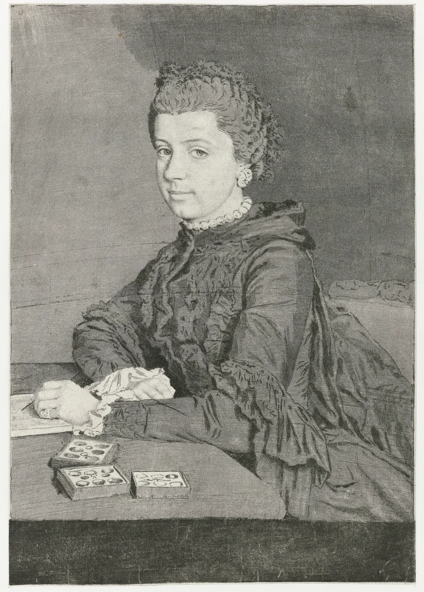 Portret van Maria Christina van Oostenrijk by Jean-Etienne Liotard, print, 1778-1782