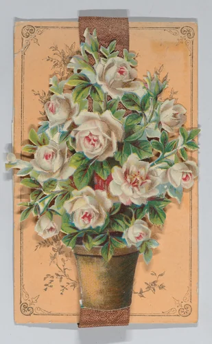 Valentine - Hand assembled with scrap by anonymous, other, 1875