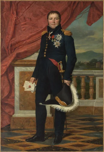 General Étienne-Maurice Gérard (1773–1852) by Jacques-Louis David, painting, 1816