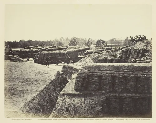 Battery No. 1, Near Yorktown, Virginia by Wood and Gibson, photograph, 1862