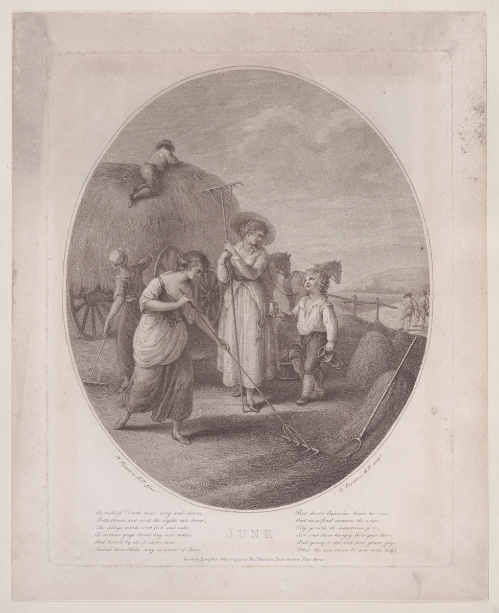 June by Francesco Bartolozzi, print, 1789