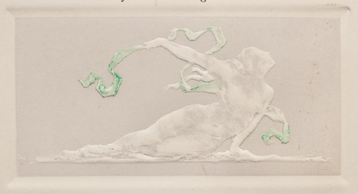 Dancing Woman in Reclining Pose by Pierre Roche, book, 1904