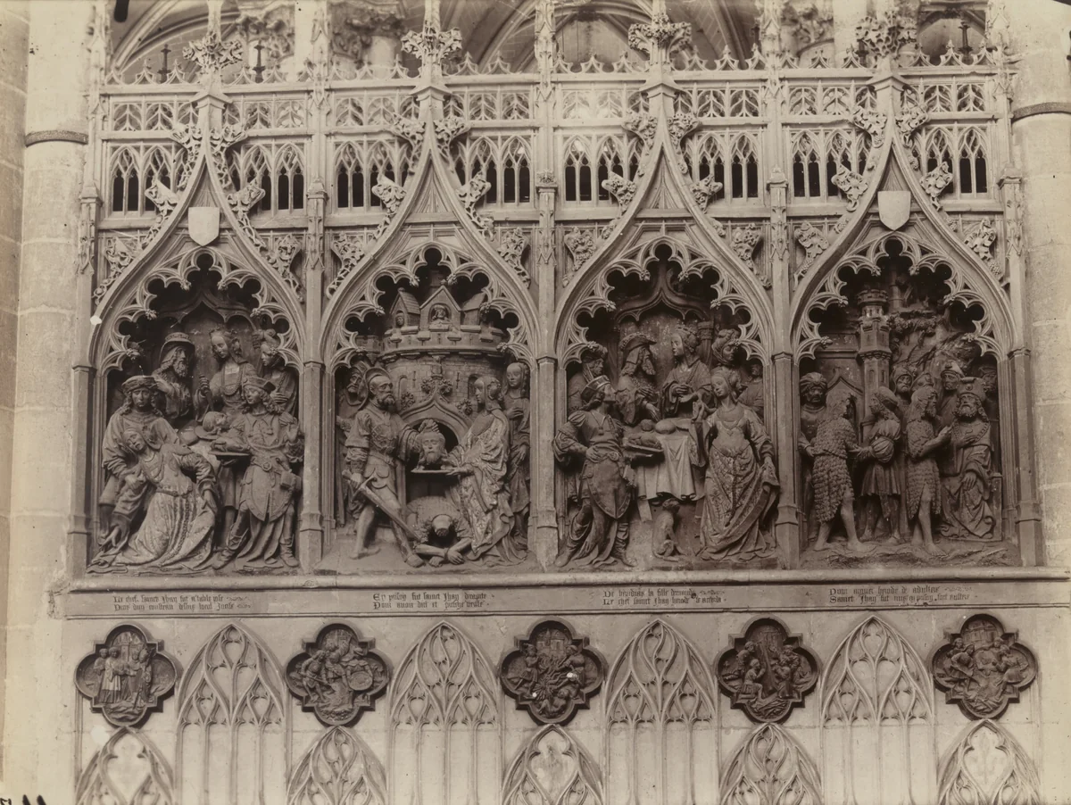 Amiens. Pourtour du Choeur by Eugène Atget, photograph, 1899