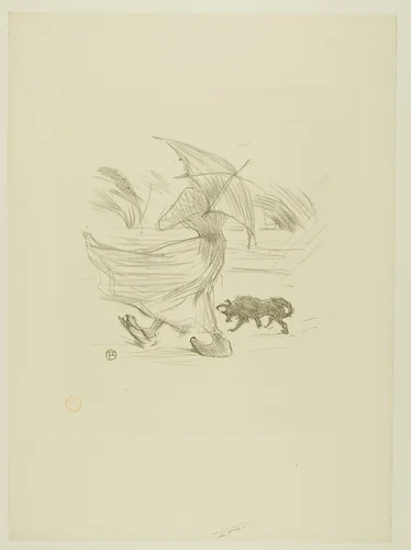 What the Rain Says by Henri de Toulouse-Lautrec, print, 1895