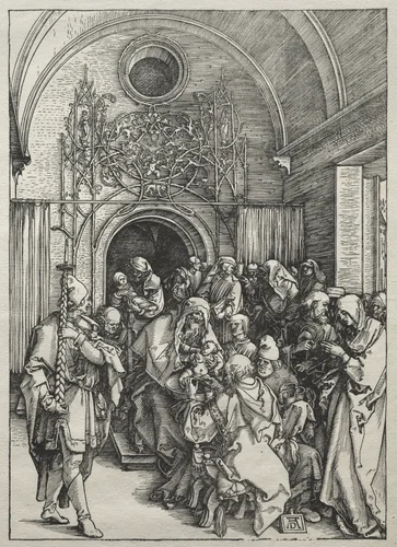 Life of the Virgin: The Circumcision by Albrecht Dürer, print, 1504-1505