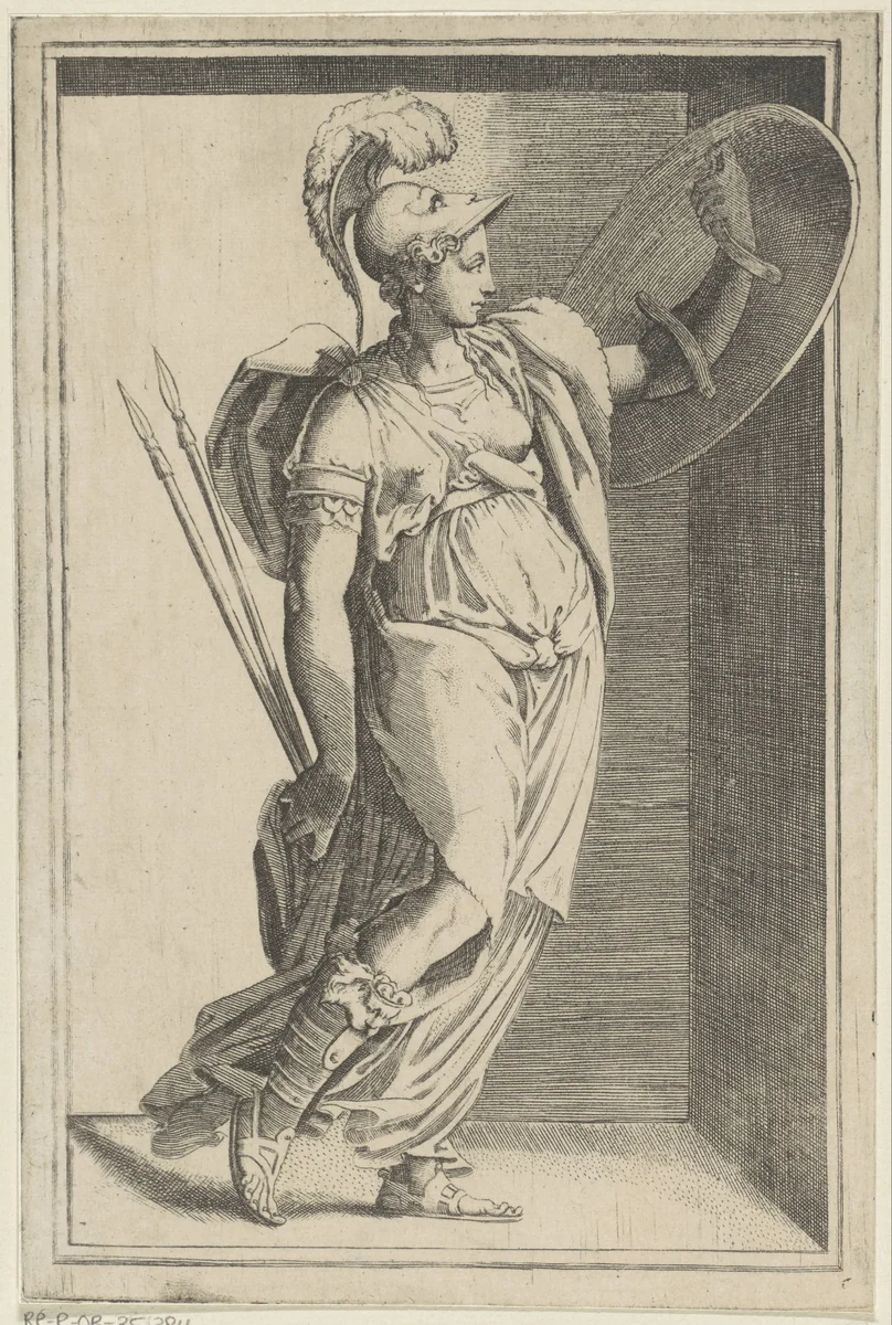 Minerva by Unknown, print, 1501-1580