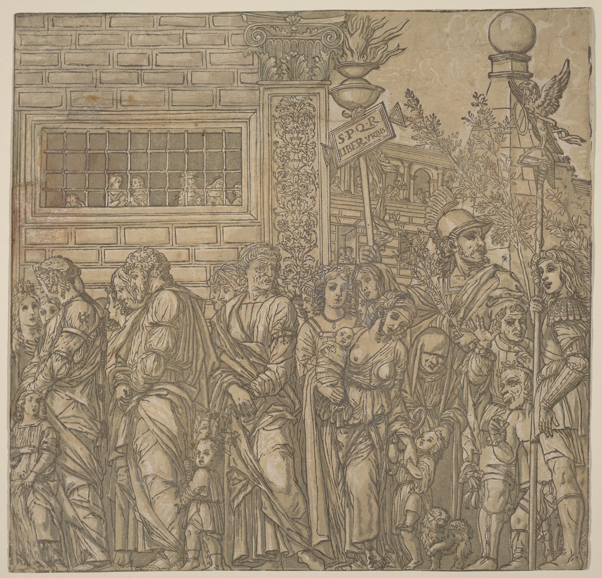 The Triumph of Julius Caesar by Andrea Andreani
Andrea Mantegna, print, 1599