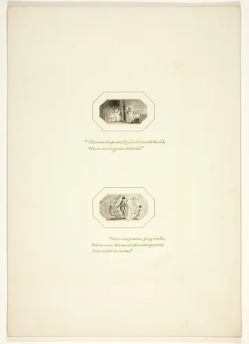 Study for a plate from The Task by Thomas Stothard, drawing, 1795-1805