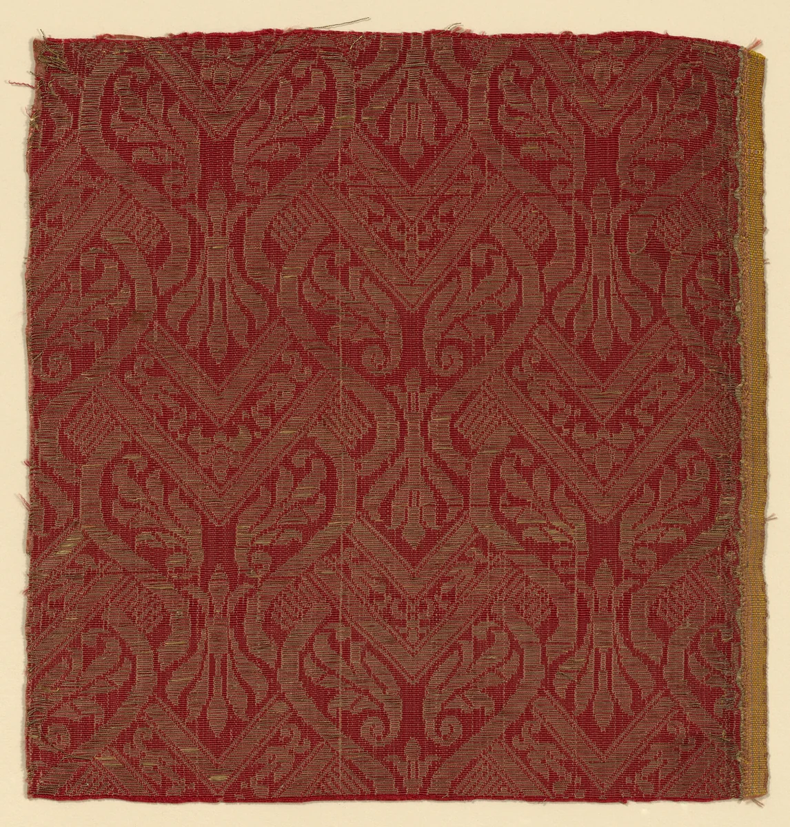 Fragment by Italy, textile, 1501-1600