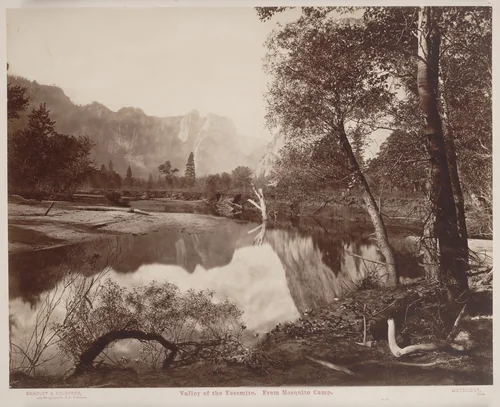 Valley of the Yosemite. From Mosquito Camp by Eadweard Muybridge, photograph, 1872