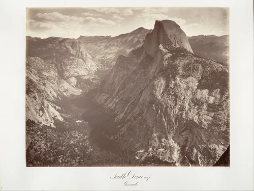 South Dome, 6,000 feet by Carleton E. Watkins, photograph, 1870-1874