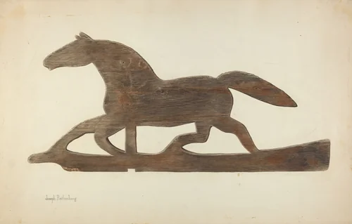 Weather Vane by Joseph Rothenberg, index of american design, 1938