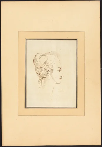 Head of a Woman by Guercino, portfolio, 1782-1785