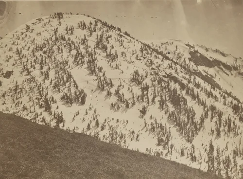 Snow Peaks, Bull Run Mining District, Nevada by Timothy O'Sullivan, photograph, 1871