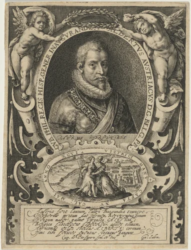 Albert of Austria, Archduke by Crispijn van de Passe I, print, 1565-1637