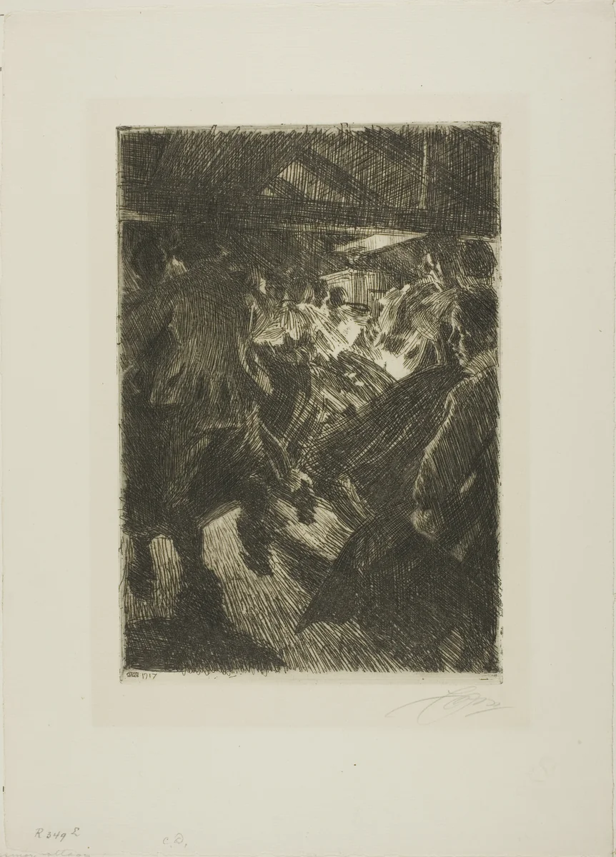 Gopsmor Cottage by Anders Zorn, print, 1917