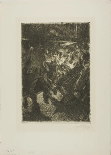 Gopsmor Cottage by Anders Zorn, print, 1917