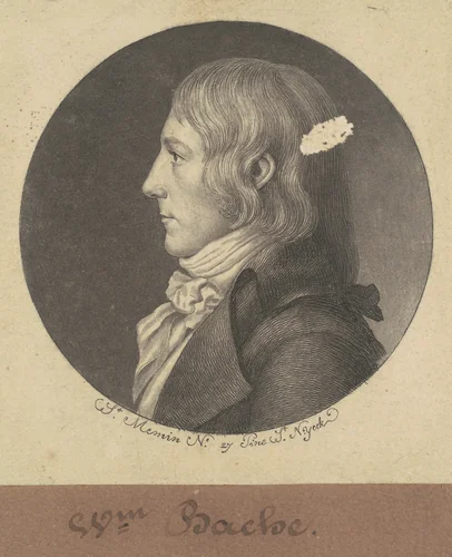 William Bache by Charles B. J. Févret de Saint-Mémin, print, 1797