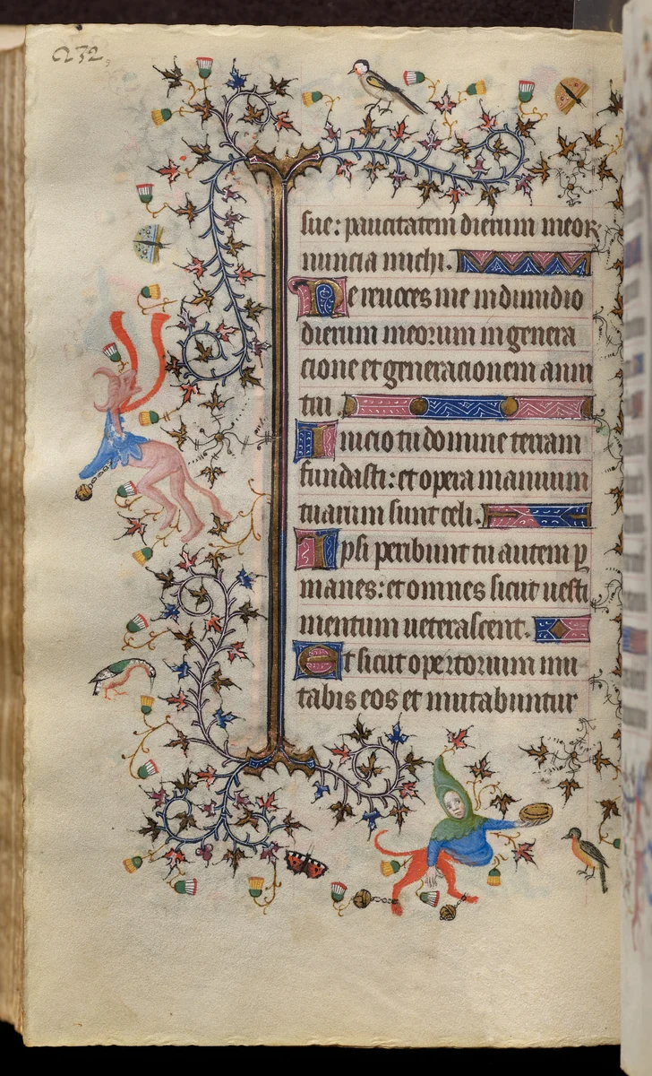 Hours of Charles the Noble, King of Navarre (1361-1425): fol. 116v, Text by Master of the Brussels Initials and Associates, book, 1400-1410