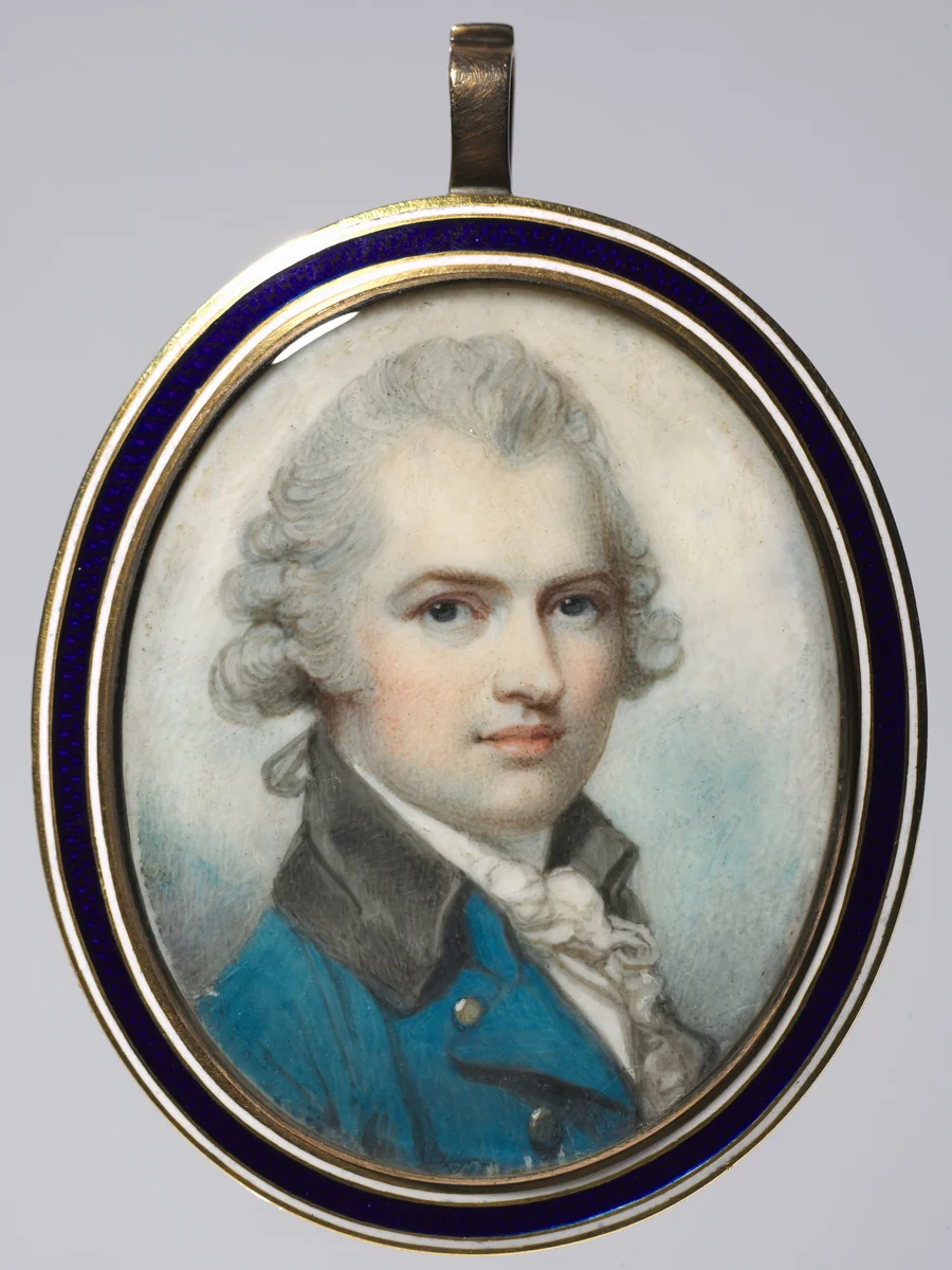 Portrait of a Man by Richard Cosway, painting, 1785-1795