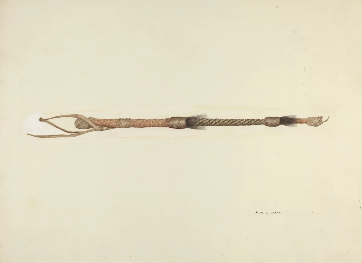 Quirt by Flora G. Guerra, index of american design, 1939