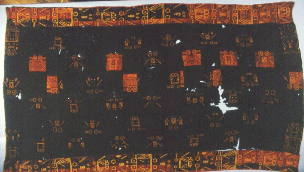 Unfinished Mantle by Paracas, textile, -100-200