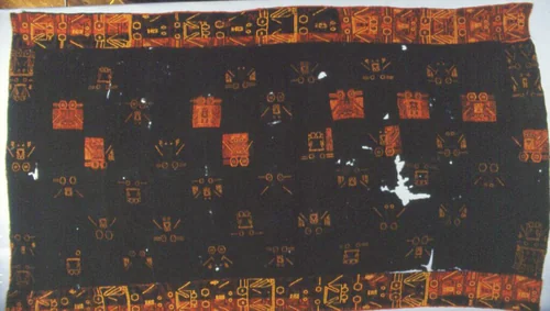 Unfinished Mantle by Paracas, textile, -100-200