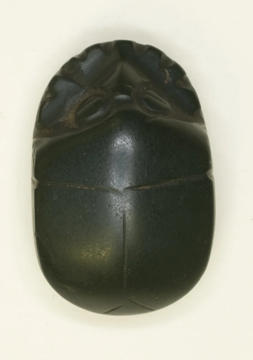 Scarab: Uninscribed by Egyptian, other, -1985--525