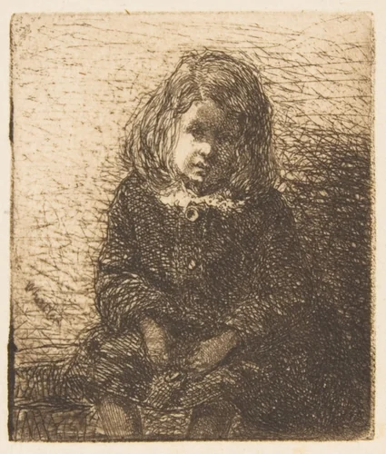 Little Arthur by James McNeill Whistler, print, 1857-1858