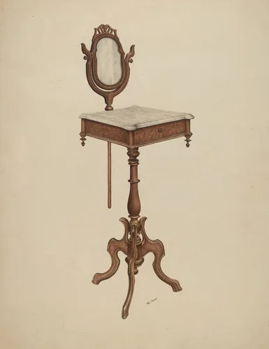 Shaving Stand by Ray Price, index of american design, 1938