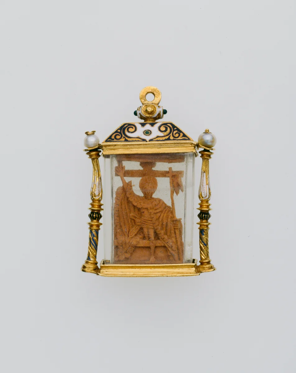 Double-Sided Pendant with the Deposition and the Resurrection by Spanish or Spanish Colonial, metalwork, 1499-1599