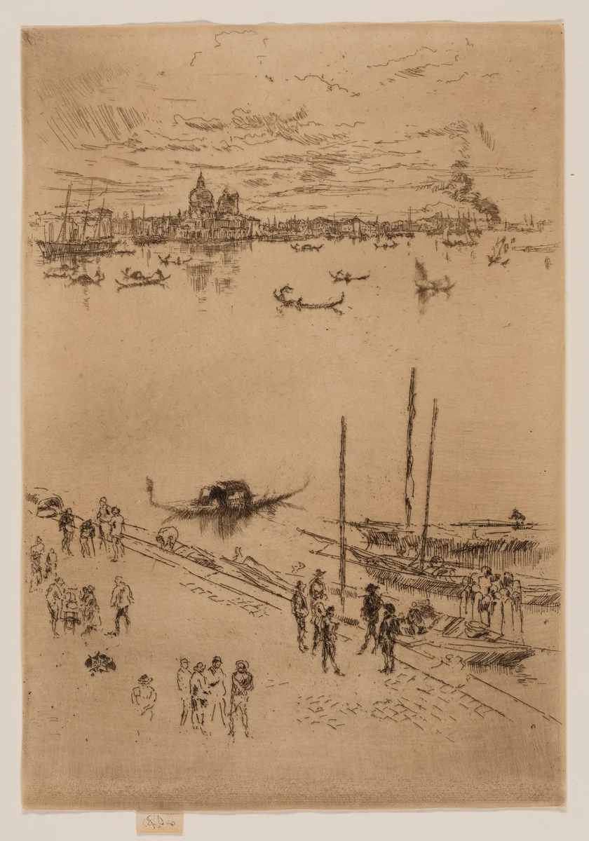 Upright Venice by James McNeill Whistler, print, 1879-1880