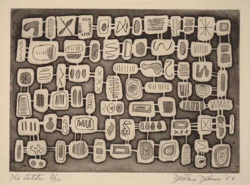 The Letter by Dorothy Dehner, print, 1953