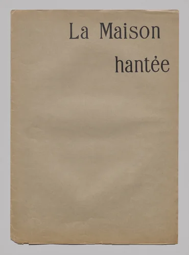 Cover by Odilon Redon, print, 1896