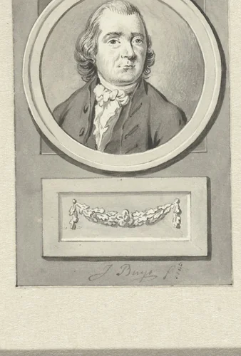 Portret van Cornelis van der Burg by Jacobus Buys, drawing, 1734-1801