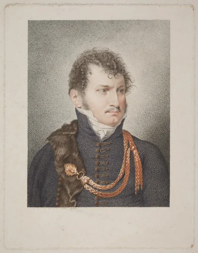 Baron Brudern by Giuseppe Longhi, print, 1808