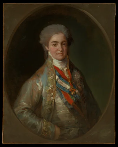 Ferdinand VII (1784–1833), When Prince of Asturias by Goya, painting, 1800-1805