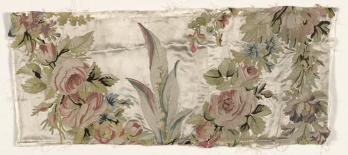 Coverlet Fragment by Philippe de Lasalle, textile, 1755-1775