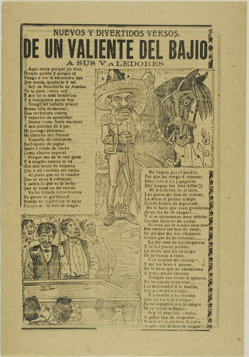 New and Diverse Verses by José Guadalupe Posada, print, 1871-1913