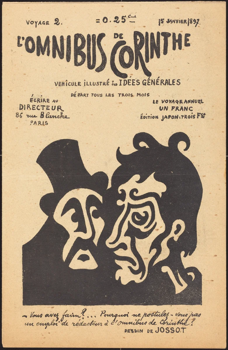 Omnibus de Corinthe (No. 2, 15 January 1897) by Louis Valtat, portfolio, 1866-1951