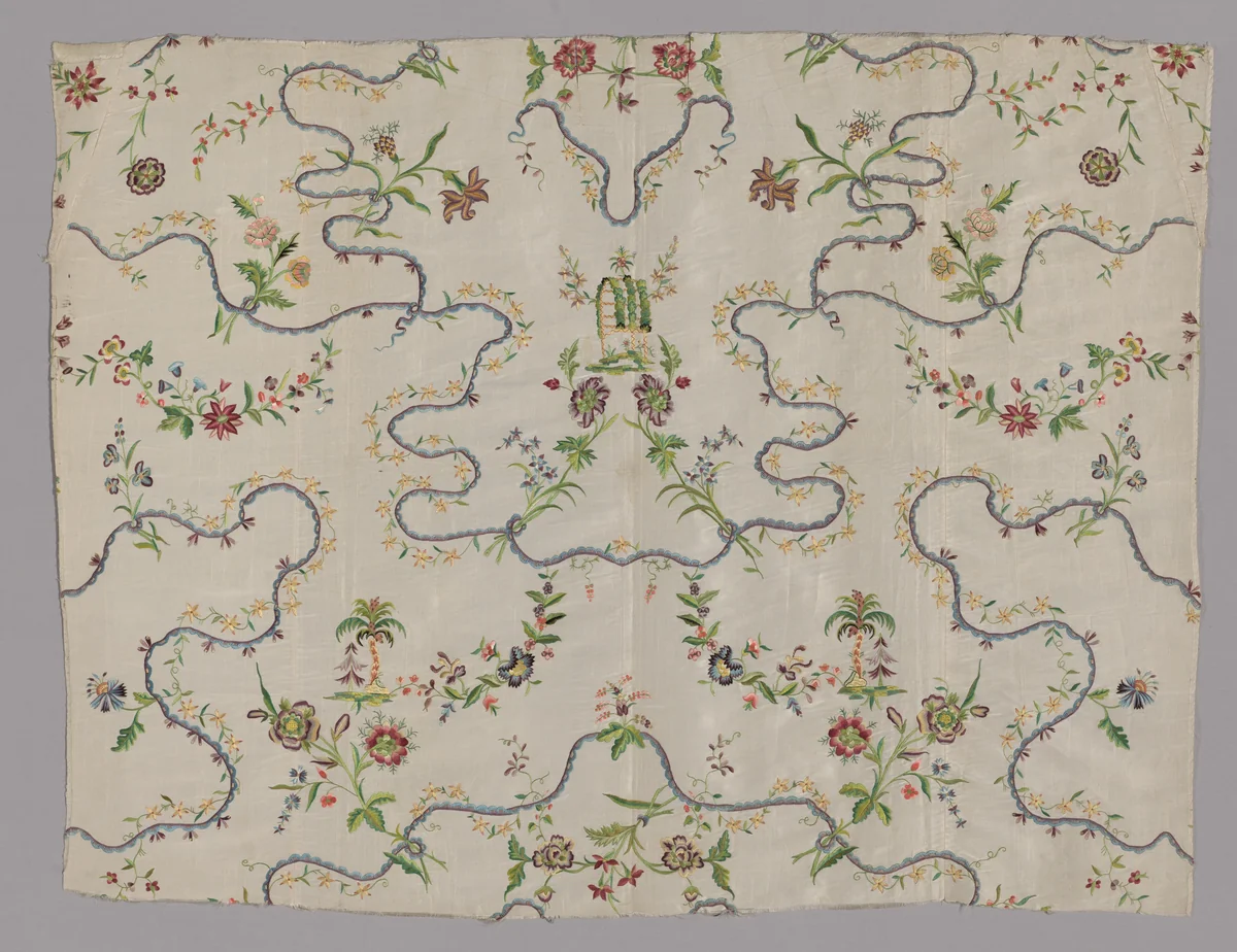 Petticoat Panel by England, textile, 1730-1750