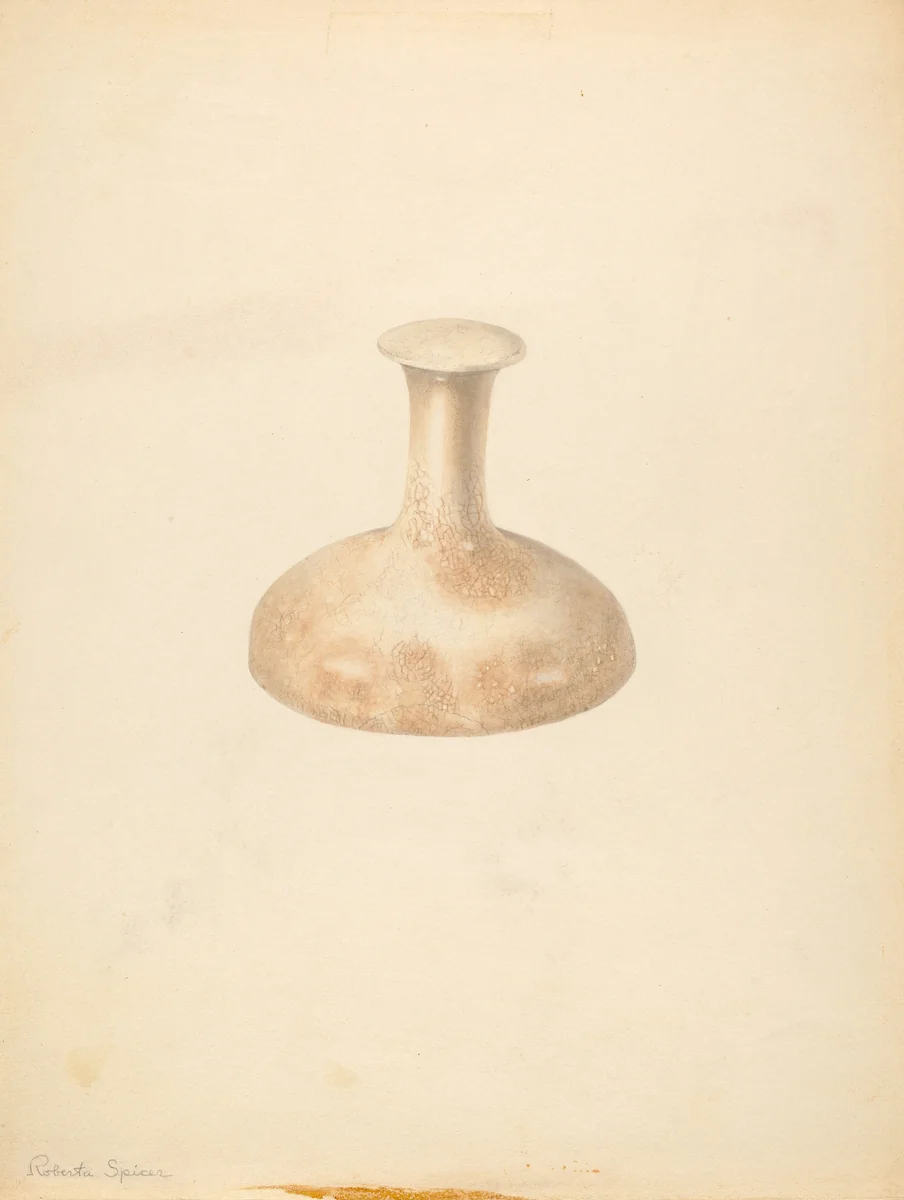 Butter Mold by Roberta Spicer, index of american design, 1939