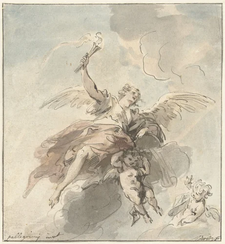 Dageraad by Jacob de Wit, drawing, 1705-1754