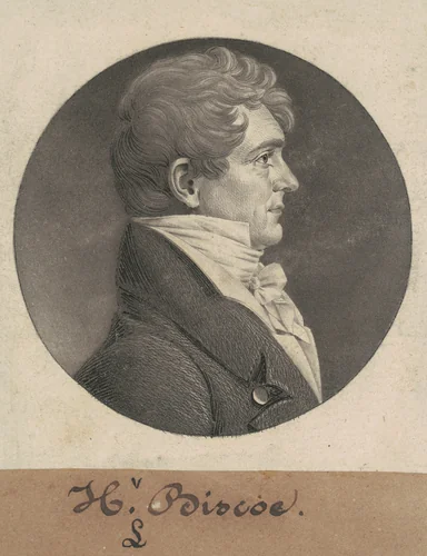 Henry Lawson Biscoe by Charles B. J. Févret de Saint-Mémin, print, 1808