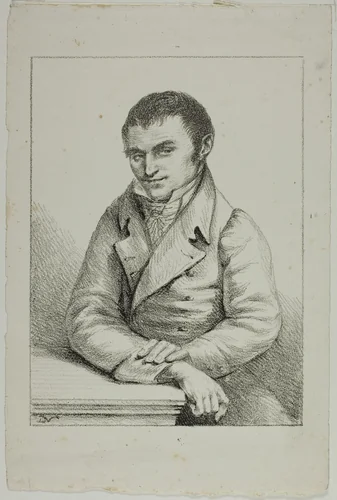 Portrait of Monsieur de Menneval by Dominique Vivant Denon, print, 1817-1820